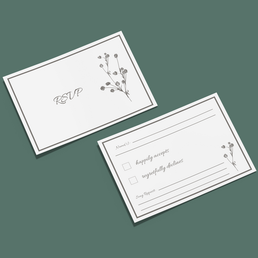RSVP Cards - Happily Ever After