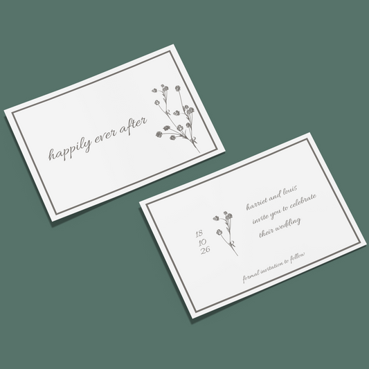 Save The Dates - Happily Ever After