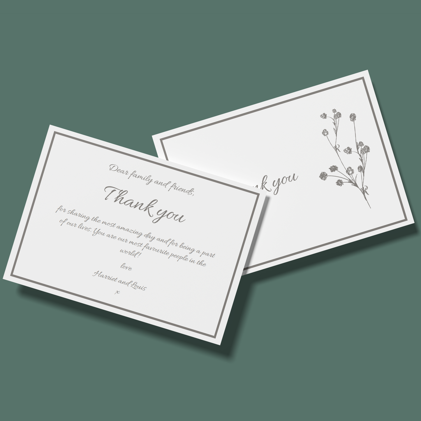 Thank You Cards - Happily Ever After