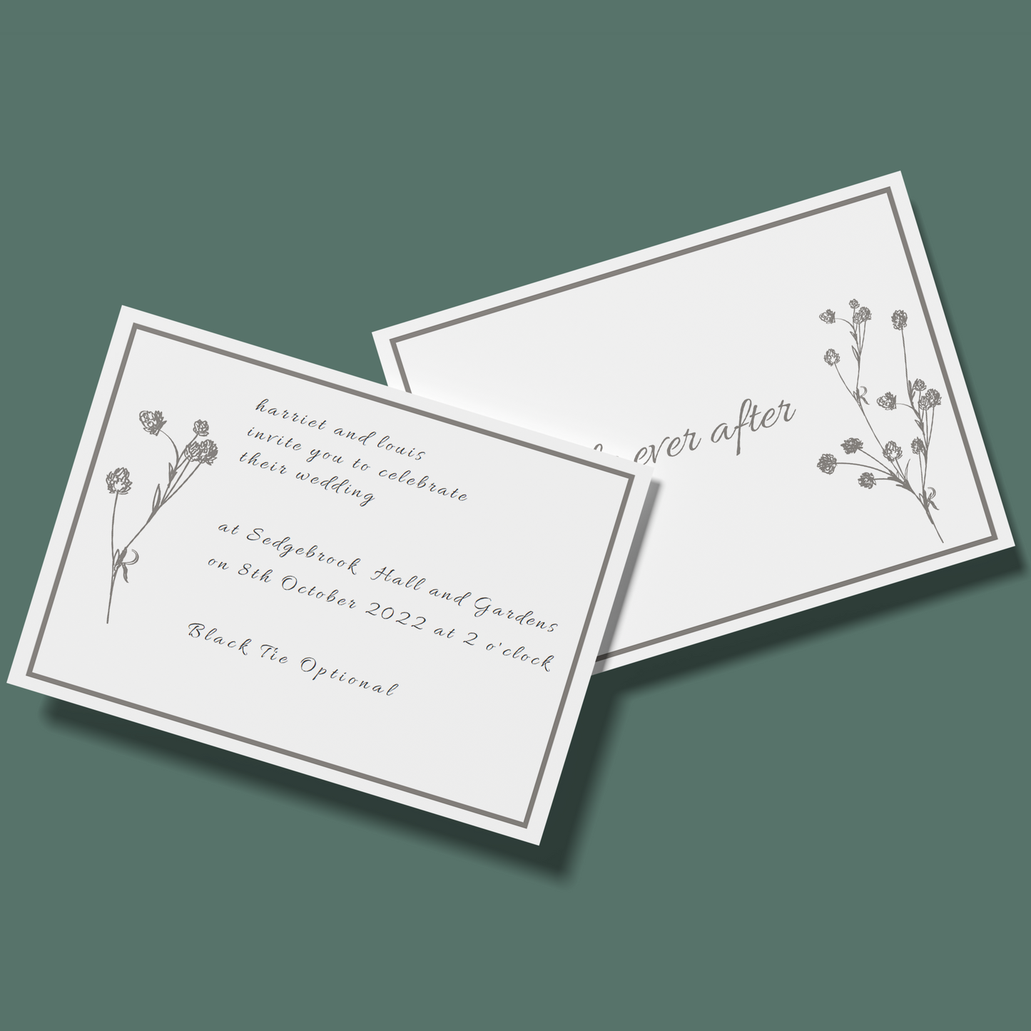 Wedding Invitations - Happily Ever After