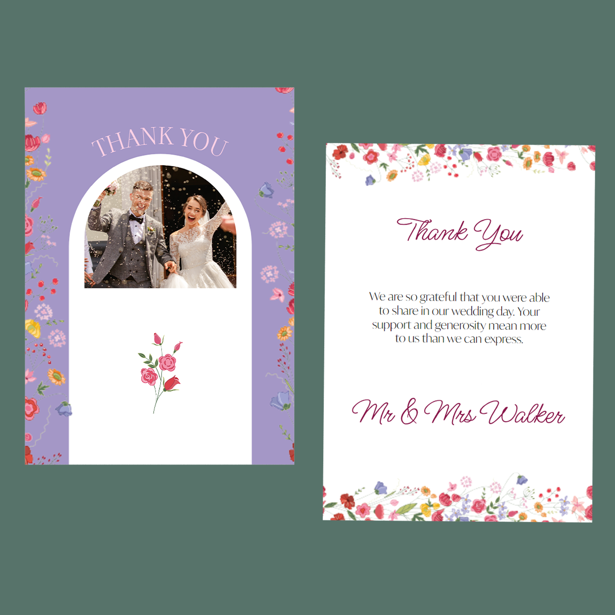 Thank You Cards - Floral Meadow