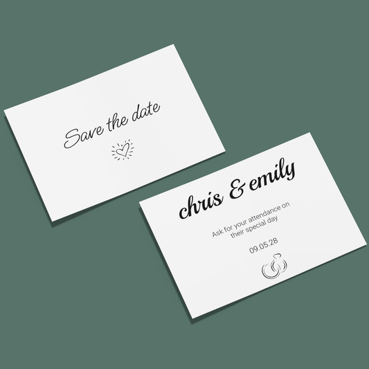 Save The Dates - Hearts