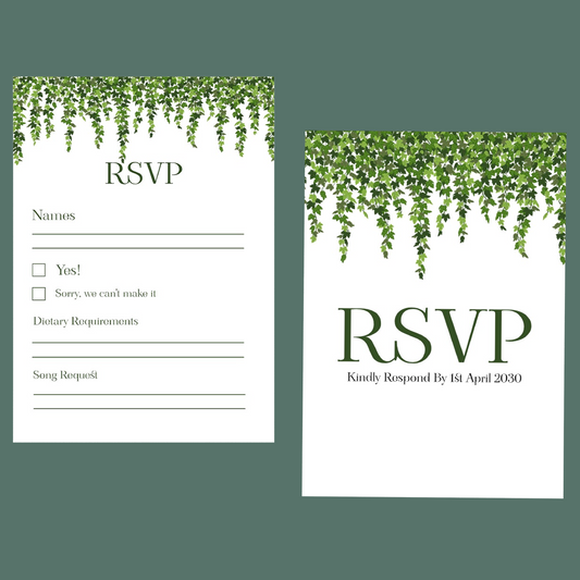 RSVP Cards - Ivy