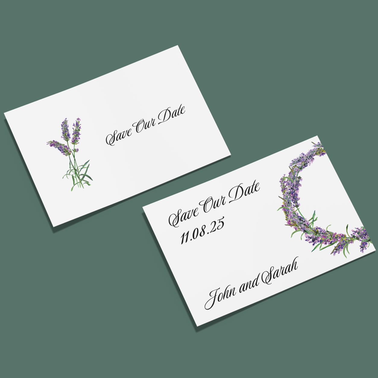 Save The Dates - Lavender