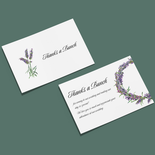 Thank You Cards - Lavender