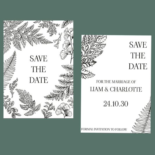 Save The Dates - Fern