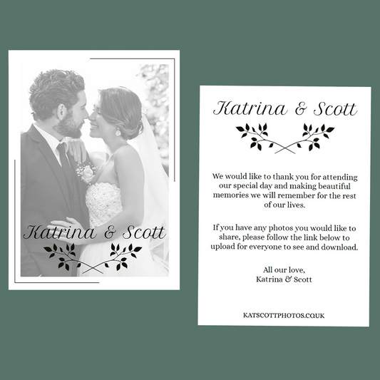 Thank You Cards - Gentle Leaves