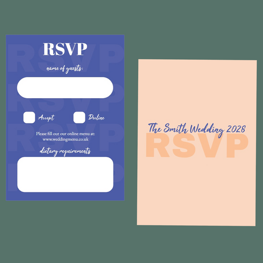 RSVP Cards - Polaroid Memories