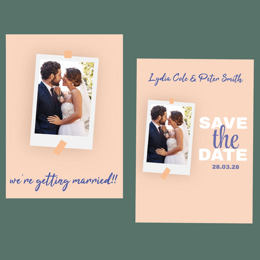 Save The Dates - Polaroid Memories