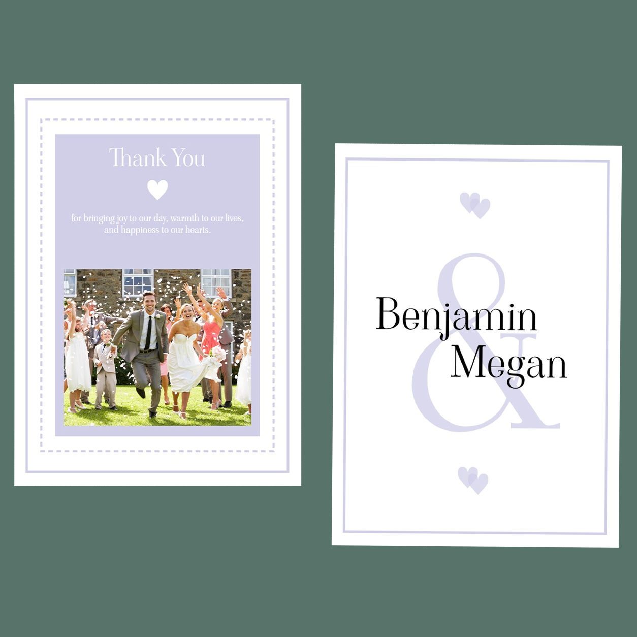 Thank You Cards - Purple Dreams