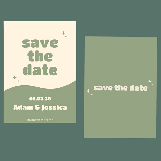 Save The Date - Retro