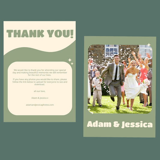 Thank You Cards - Retro