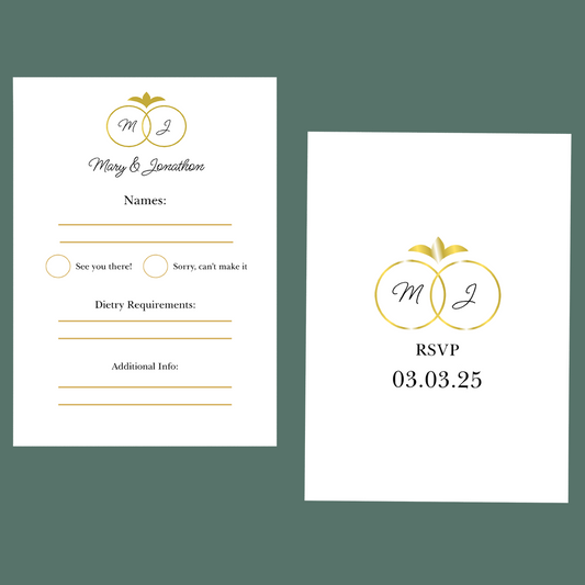 RSVP Cards - Say I Do