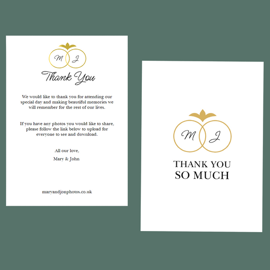 Thank You Cards - Say I Do