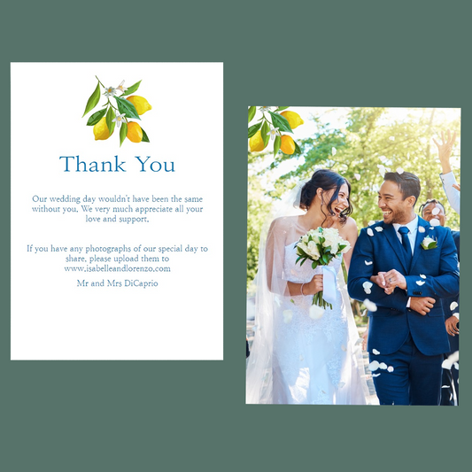 Thank You Cards - Sicilian Lemon