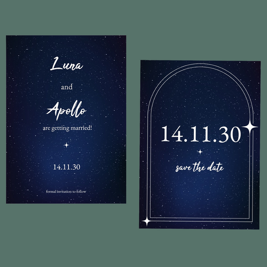 Save The Date - Starry Night