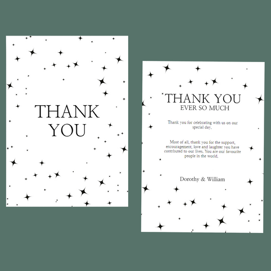 Thank You Cards - Stars