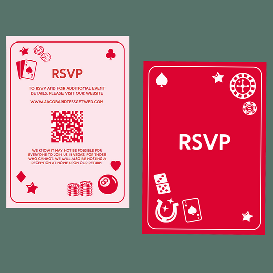 RSVP Cards - Vegas