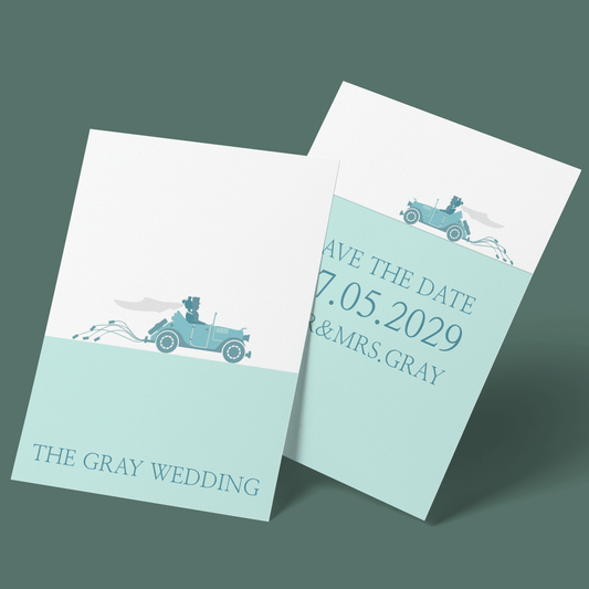 Save The Date - Wedding Car