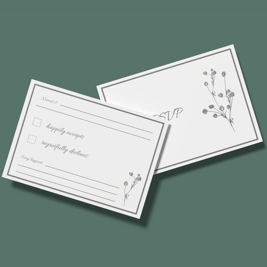 RSVP Cards - Happily Ever After