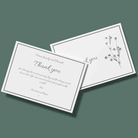 Thank You Cards - Happily Ever After