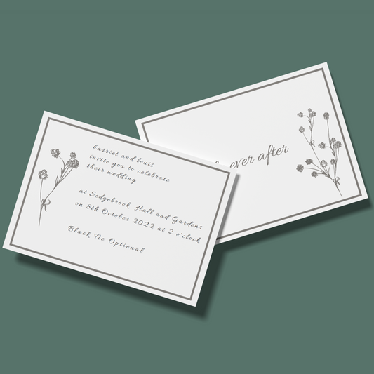 Wedding Invitations - Happily Ever After