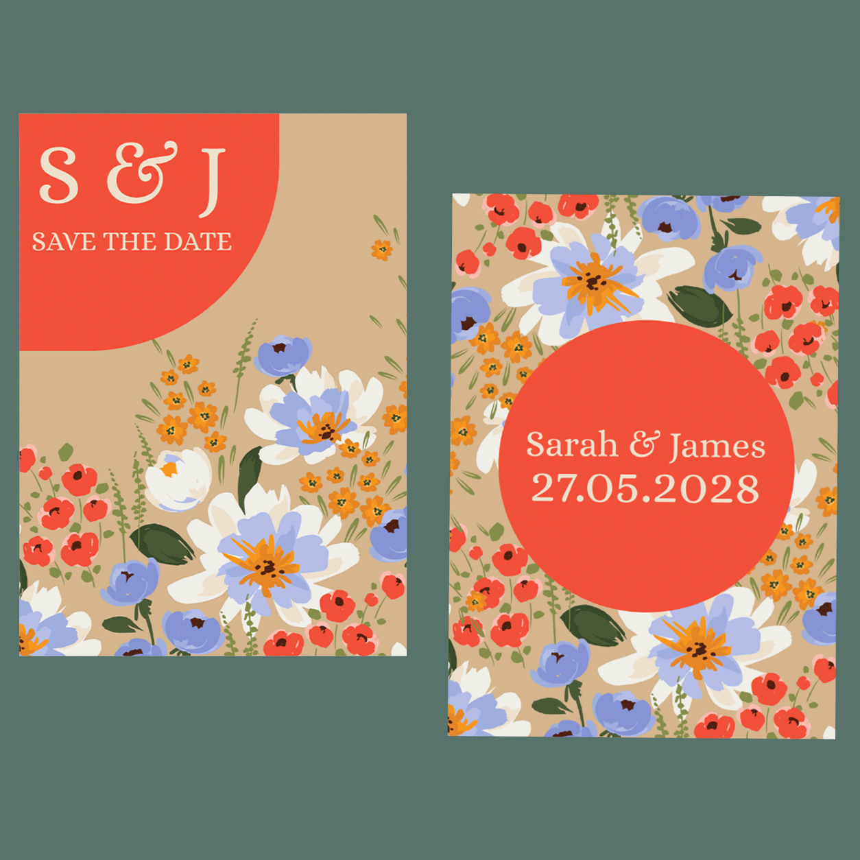 Save The Date - Flower Fields