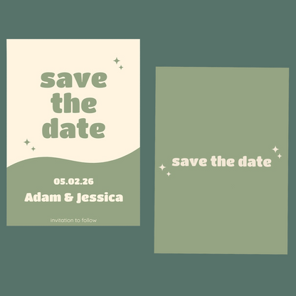 RSVP Cards - Retro
