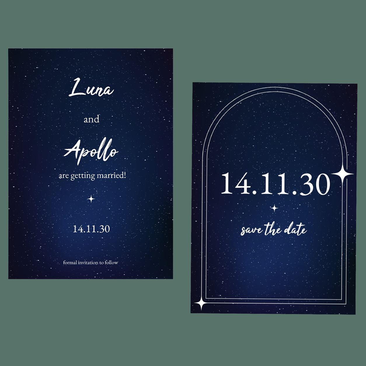 Save The Date - Starry Night