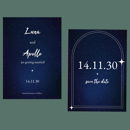 Save The Date - Starry Night