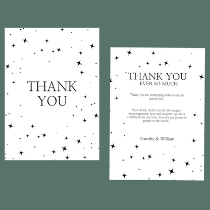 Thank You Cards - Stars